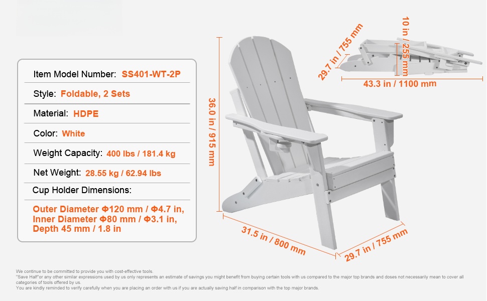 Kaksi Adirondack-tuolia ulkotilassa