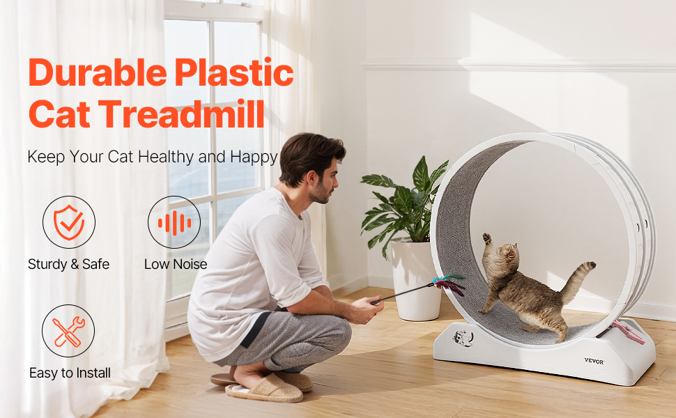 Kissan juoksupyörä sisäkäyttöön