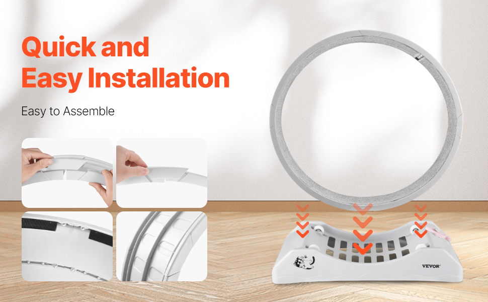 Helposti koottava kissan juoksupyörä