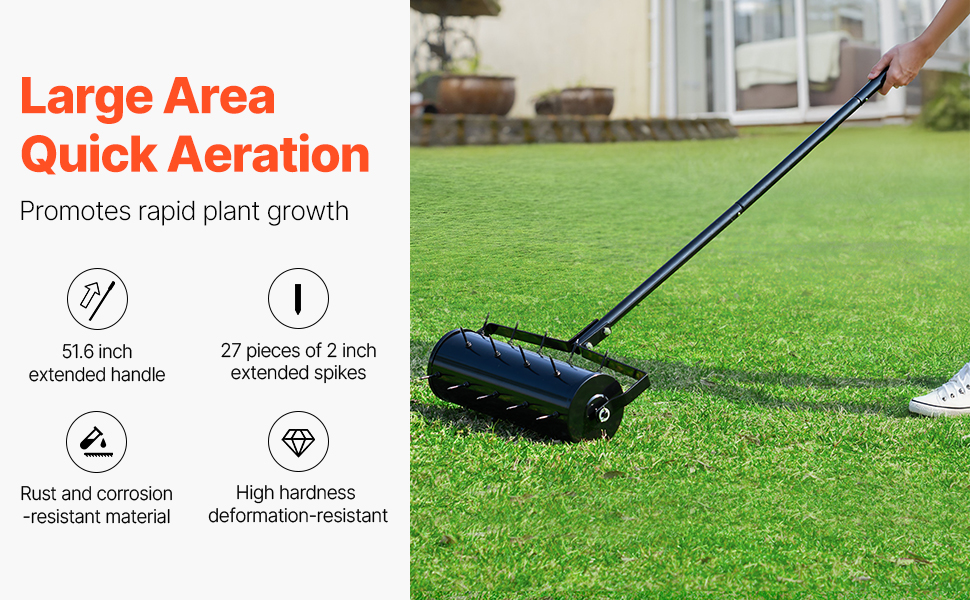 Rullaava nurmikon ilmastin näkymä 1