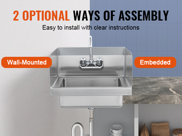 Käsienpesuallas asennustarvikkeineen