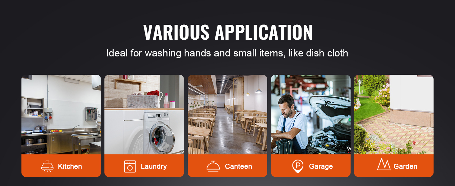 Allas käsienpesuun ja työkalujen puhdistukseen