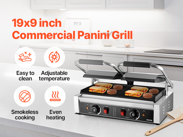 Paninigrillin kompakti koko ja paistopinta