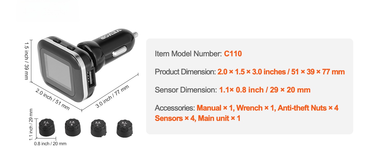 Rengaspaineen valvontajärjestelmän sisältö
