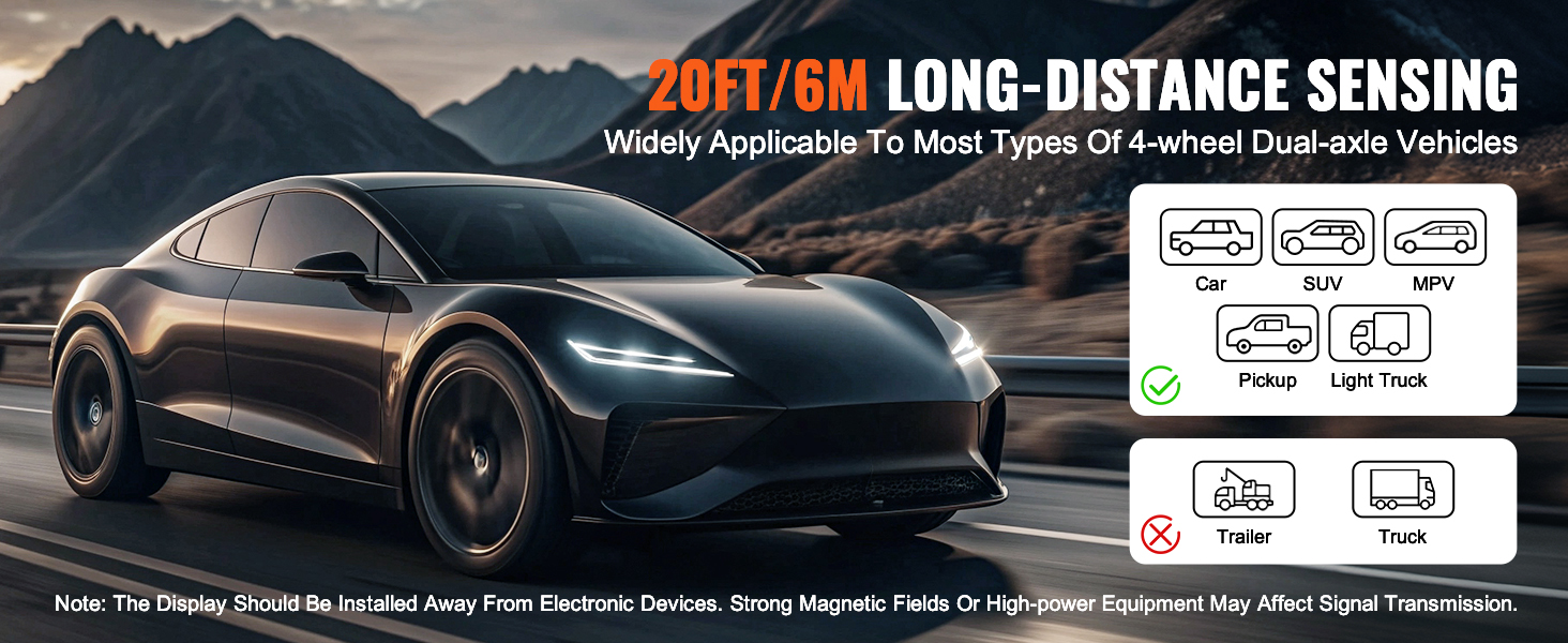 Langaton rengaspaineen valvonta eri ajoneuvoille