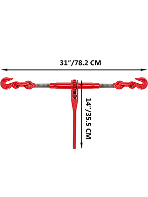 Ketjunkiristin, mitat ja tiedot