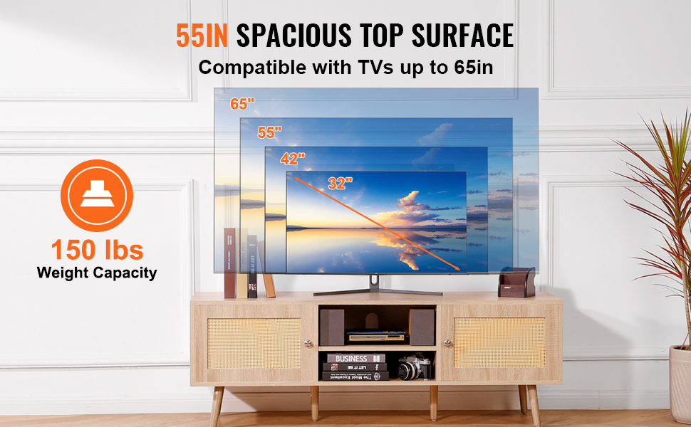 Tilava taso 65 tuuman televisiolle