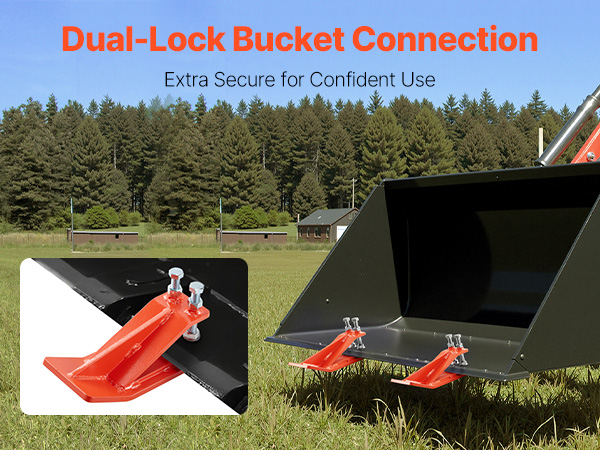 Kaksoispultit ja kuusiomutterit kauhan reunasuojassa