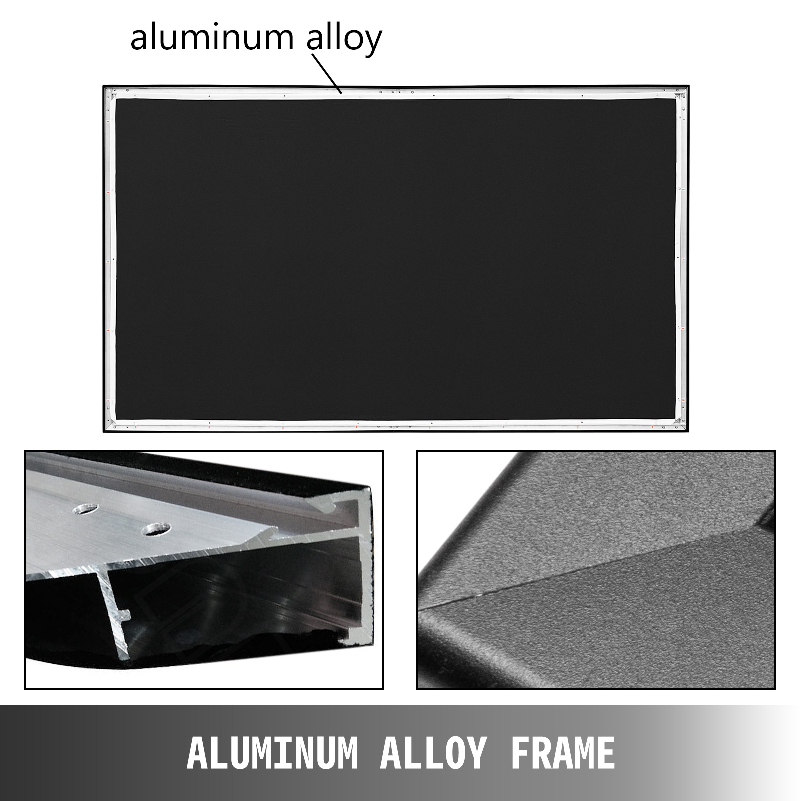 Alumiiniseosrunko samettireunalla