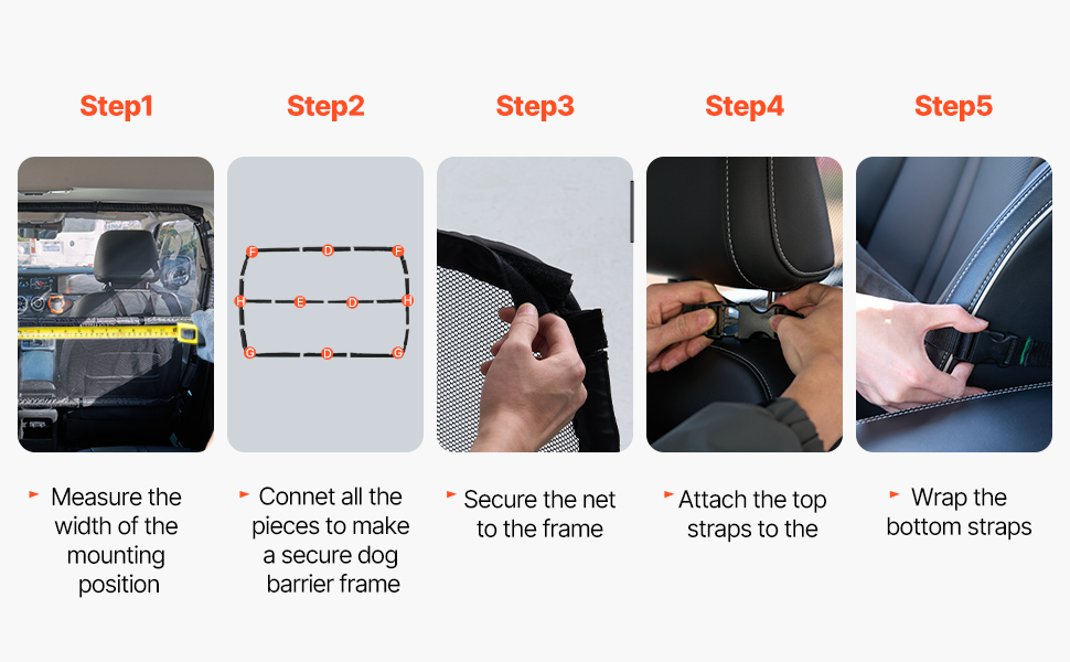 Asennus etuistuimiin ja käyttö tavaratilan yhteydessä