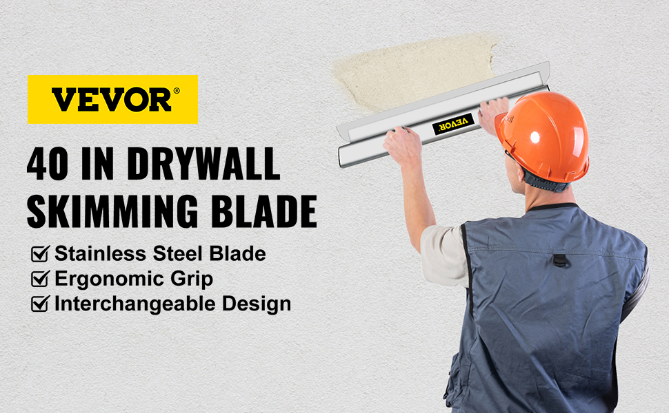 Kipsilevyjen tasoitusterä 40-tuumainen