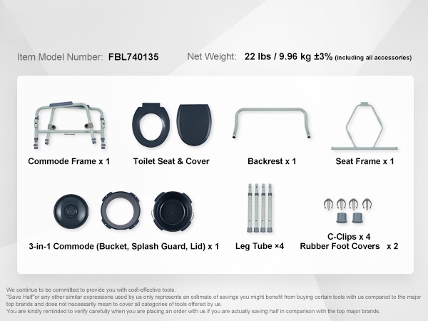 Kompakti ja käytännöllinen wc-tuoli