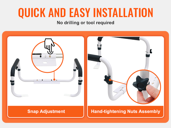 Pikalukitus ja käsin kiristettävät mutterit