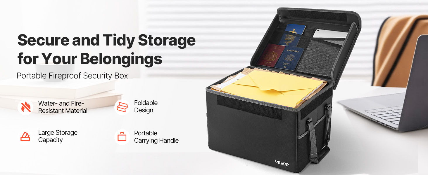 Palonkestävä asiakirjalaatikko