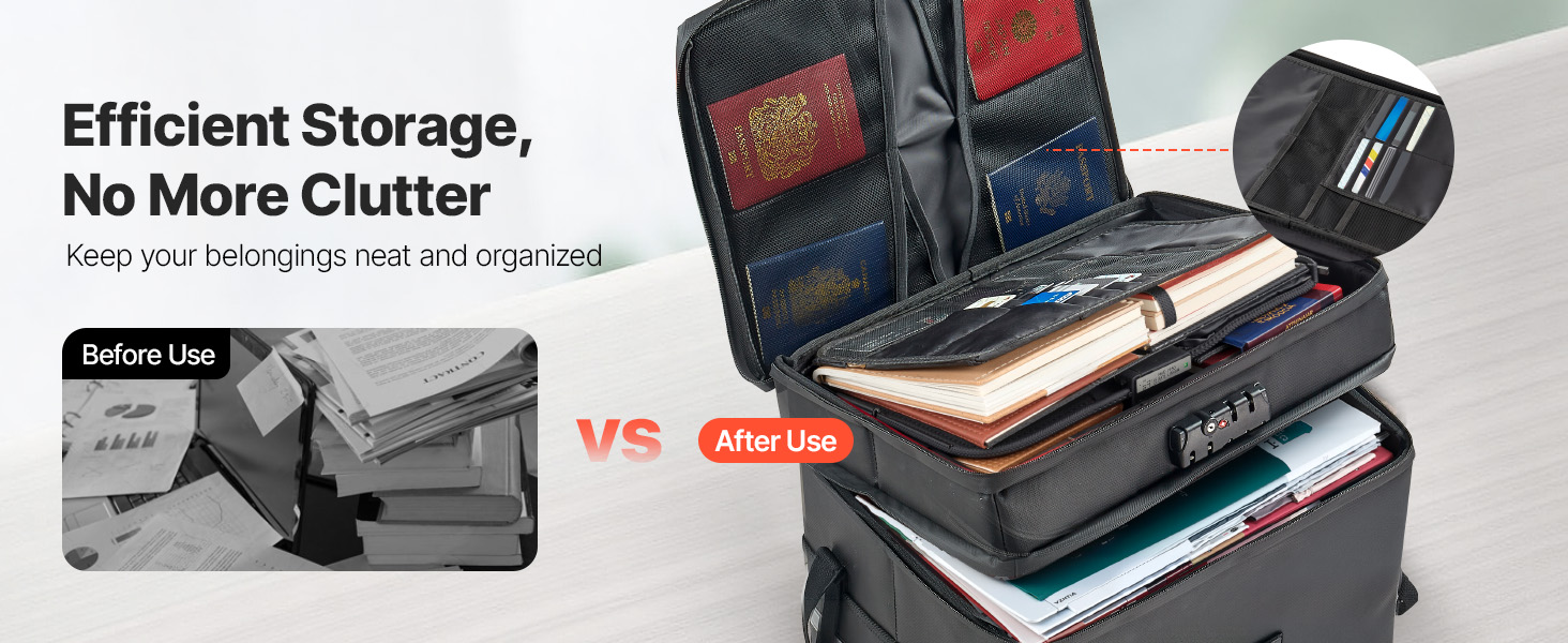 Monikerroksinen säilytystila asiakirjoille