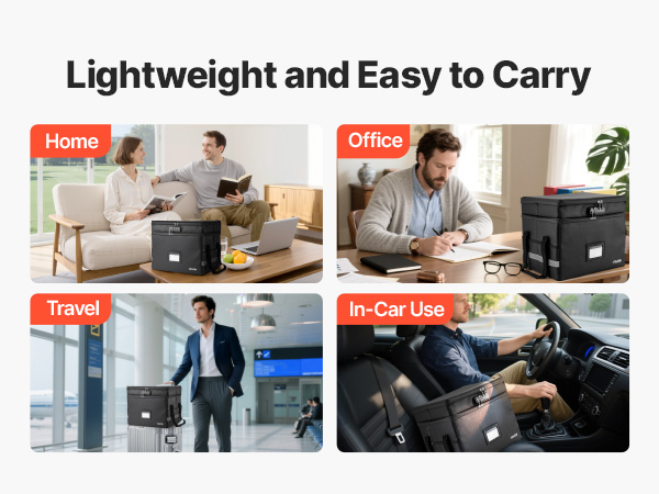 Laatikko käytössä eri tilanteissa