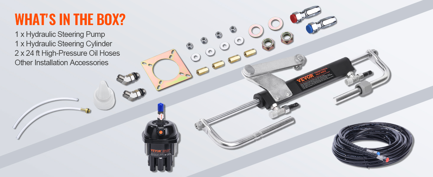 Täydellinen hydraulinen ohjauspakkaus