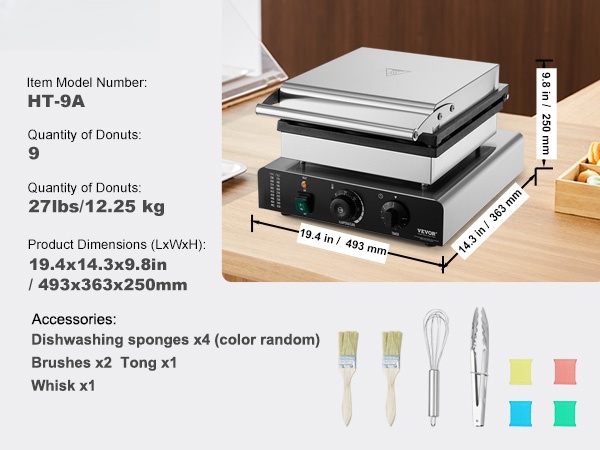 Donitsikoneen yksityiskohtia