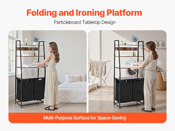 Sivutasku ja koukut tarvikkeille