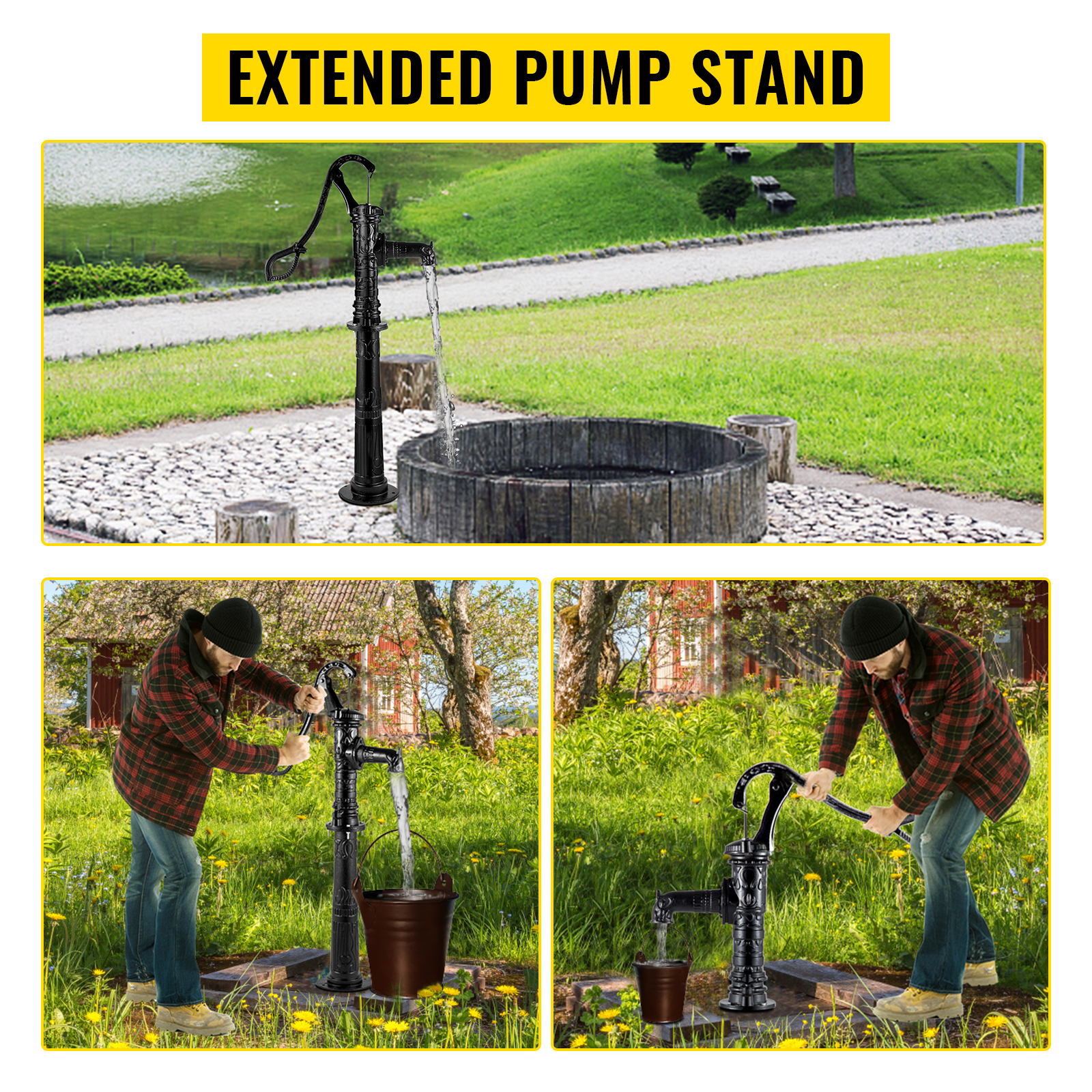 Pumppaus 6 m syvyydestä