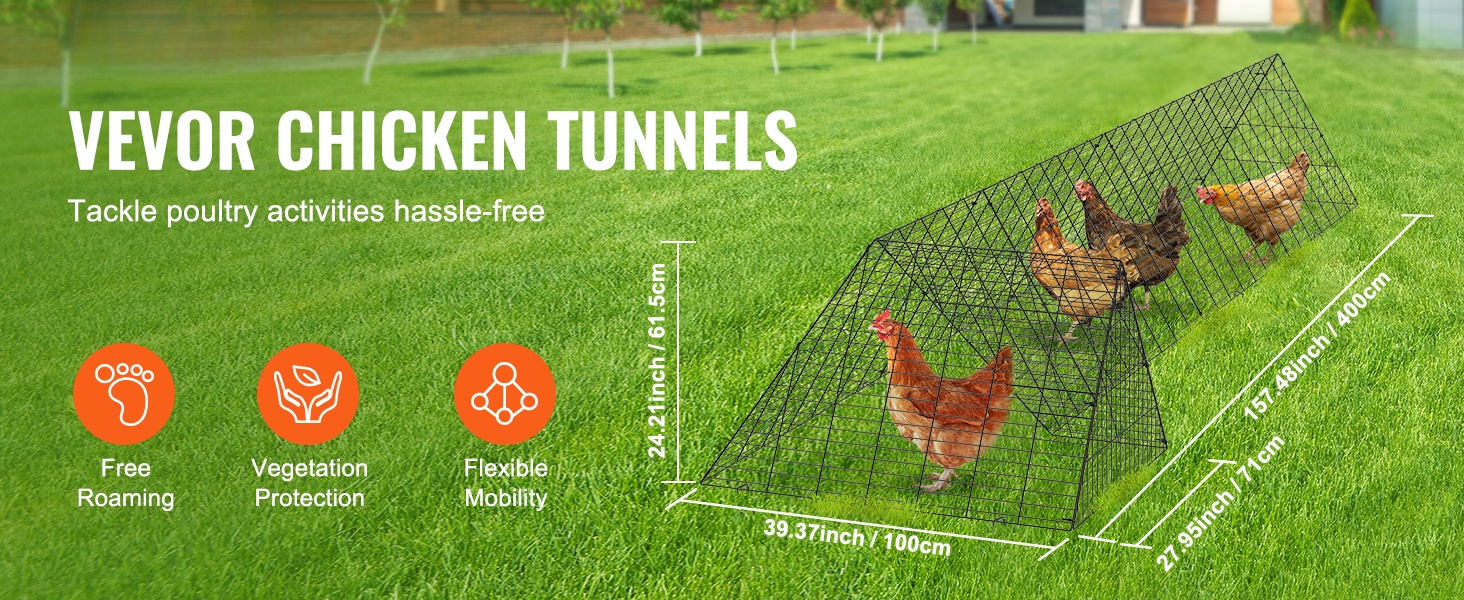 Kana- ja pieneläintunneli pihalle