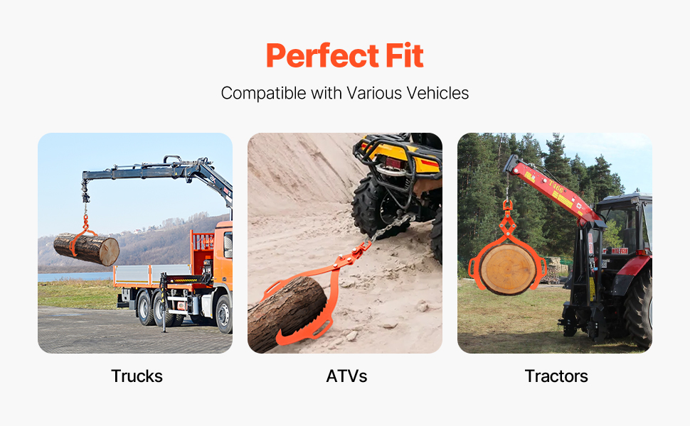 Puutavarapihdit ajoneuvoon kiinnitettynä