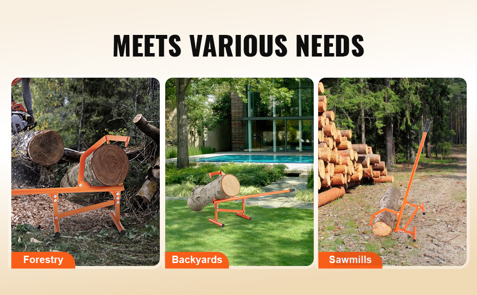 Puunostin käytössä ketjusahan kanssa