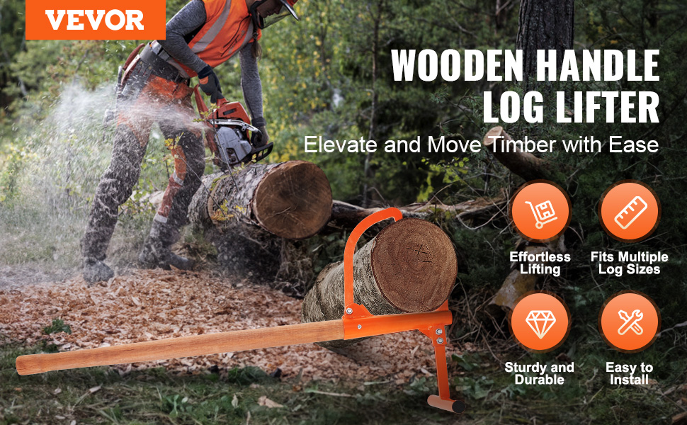 Timberjack-puunnostin pitkäkahvaisena