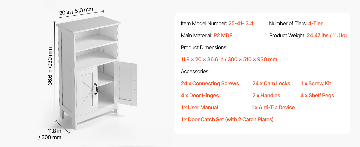 Kylpyhuonekaappi useilla säilytyshyllyillä