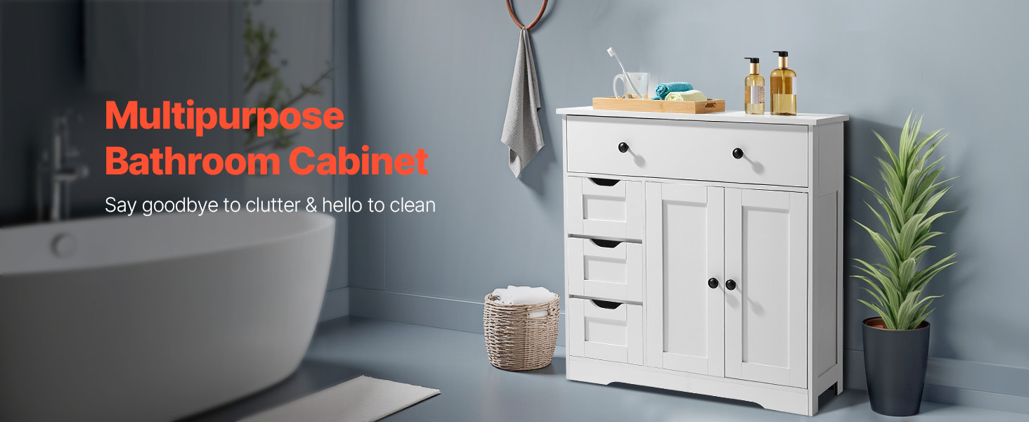 Kylpyhuonekaappi edestä