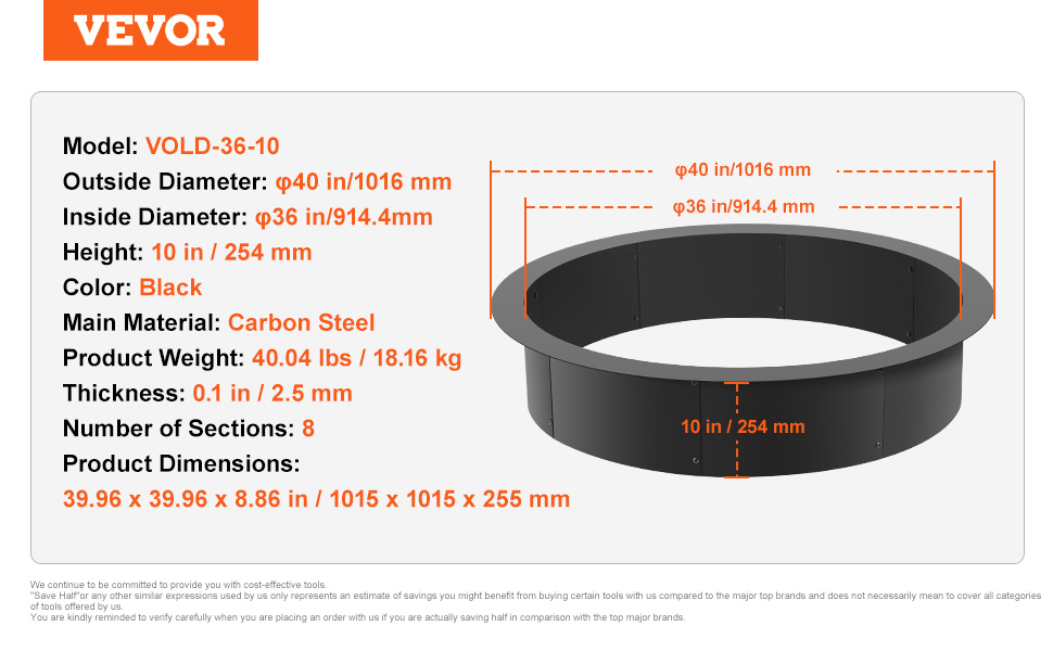 Tulipesän rengas puutarhaan tai leirille