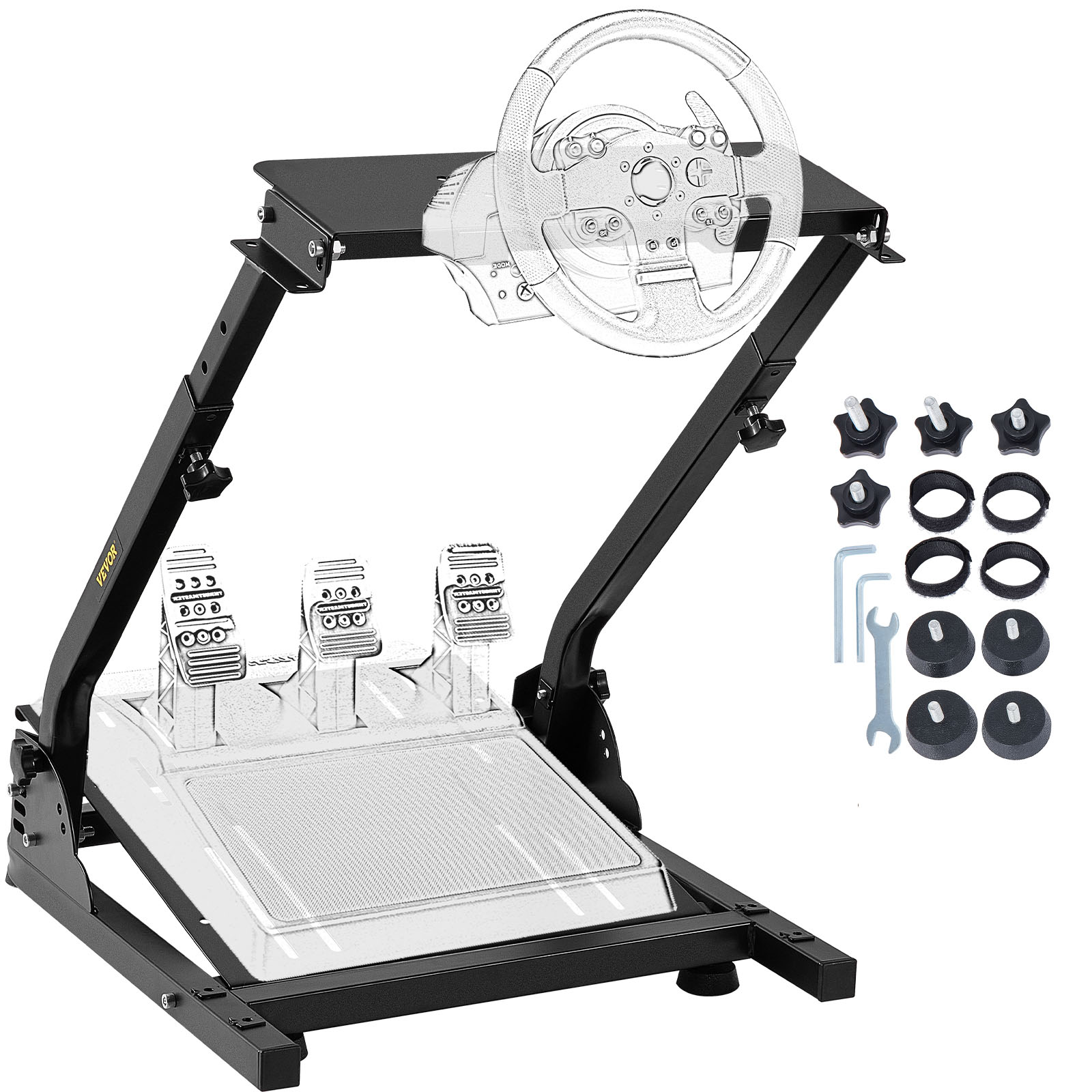 Racing wheel stand