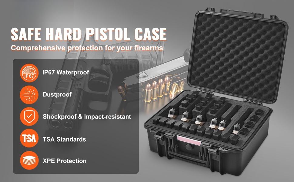 Kova pistoolilaukku IP71