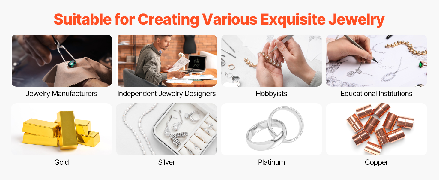 Käyttökohteita koruvalussa