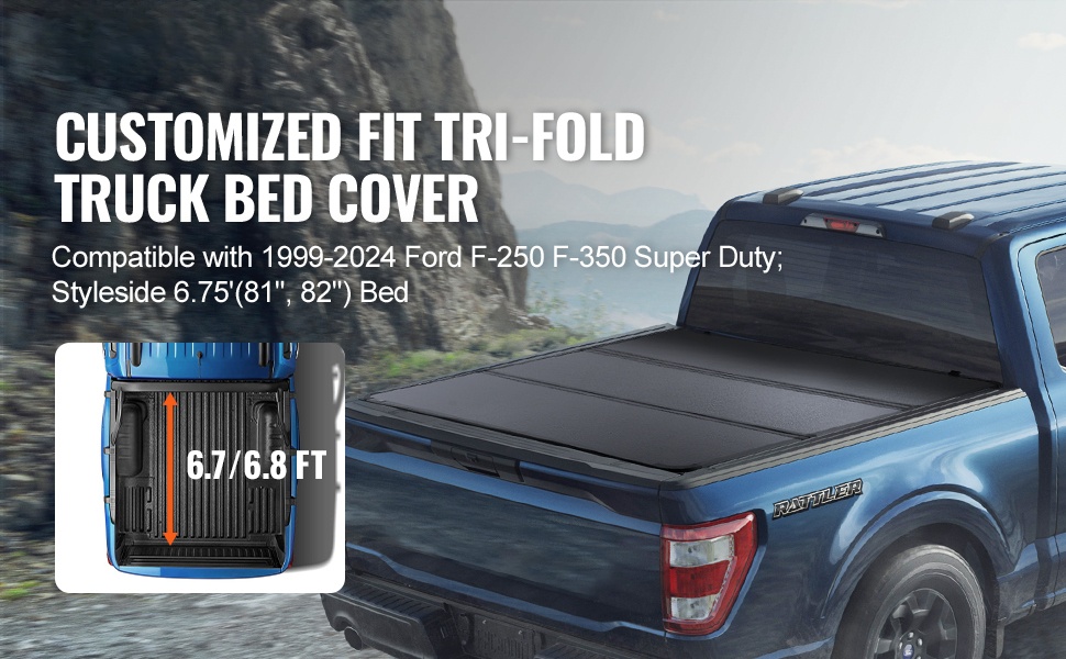 Kolmiosainen lavakansi Ford pickupille