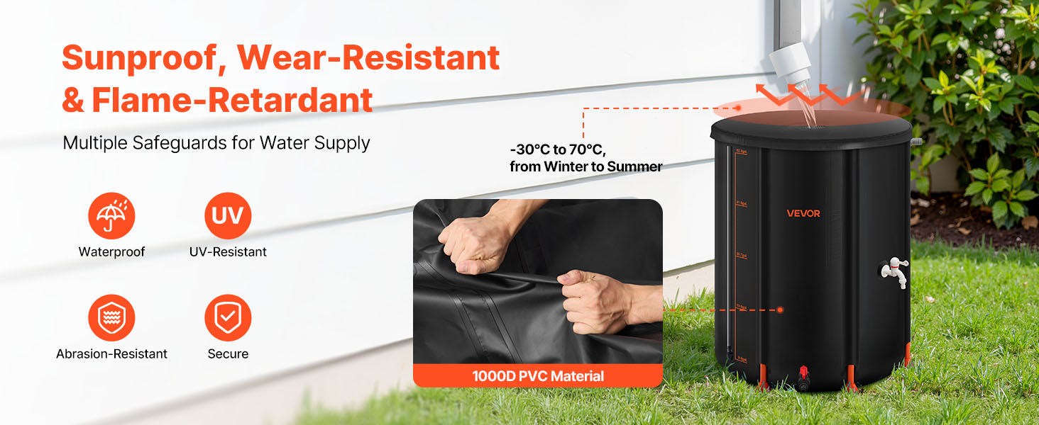 Sadevesitynnyrin 1000D PVC-materiaali
