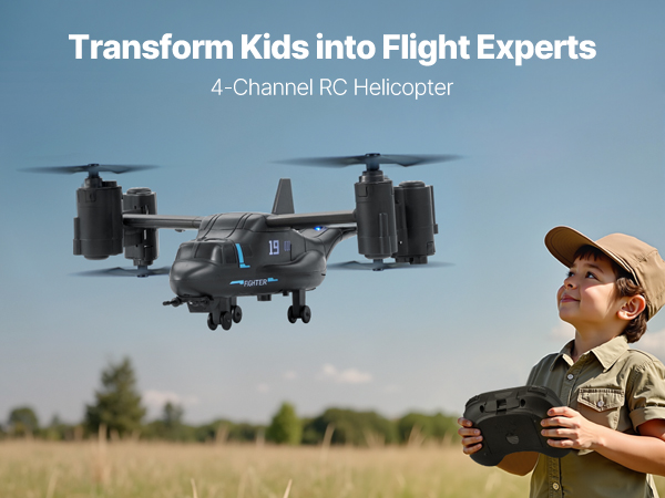 RC-helikopteri, mittasuhteet
