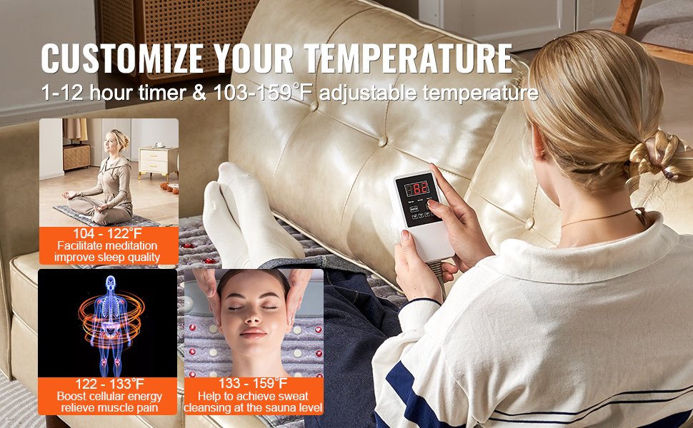 Säädettävä lämpötila ja ajastintoiminto