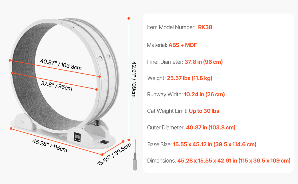 Kissan juoksupyörä, yksityiskohtia