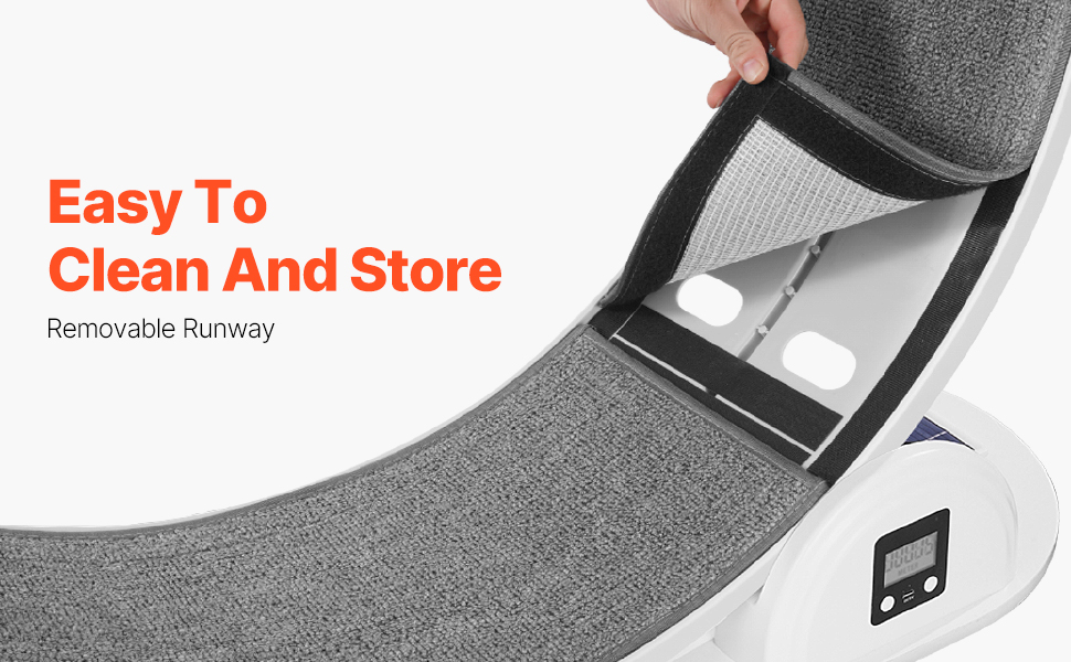 Kissan juoksupyörä, irrotettava matto