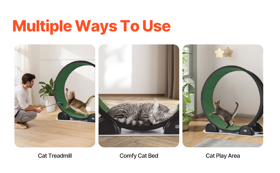 Juoksupyörä myös mukavana lepopaikkana