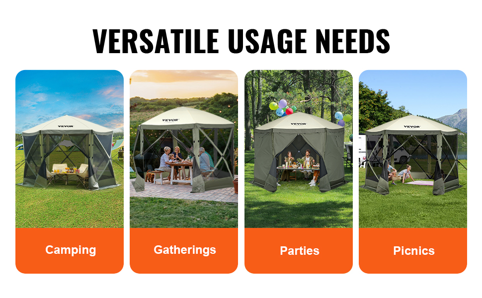 Monikäyttöinen pop up -paviljonki ulkotapahtumiin