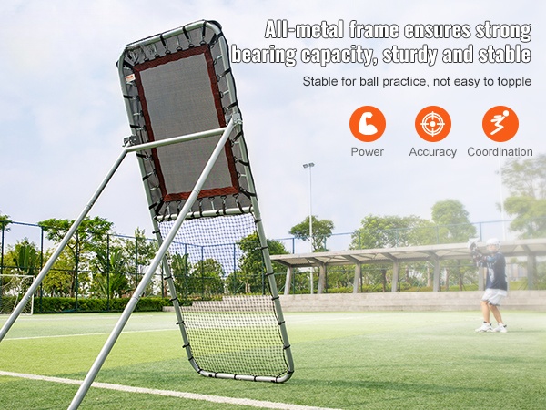 Lacrosse-rebounder taitettuna