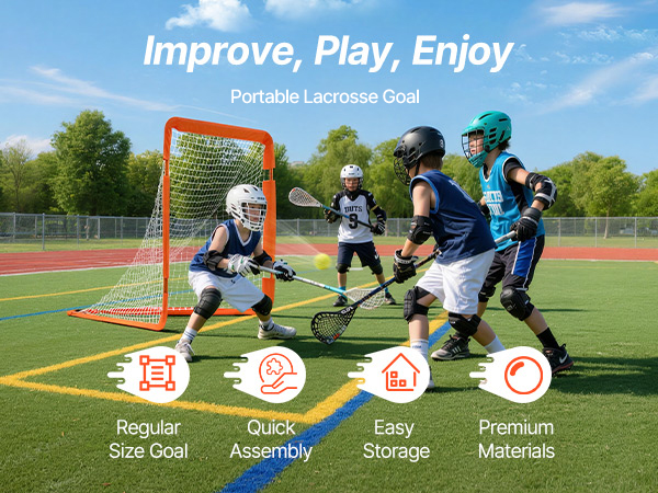 Lacrosse-maali, kompakti koko