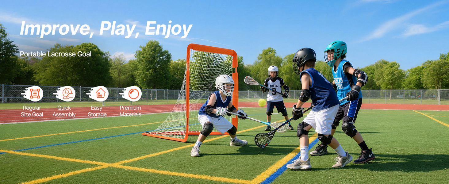 Lacrosse-maali takapihan harjoitteluun