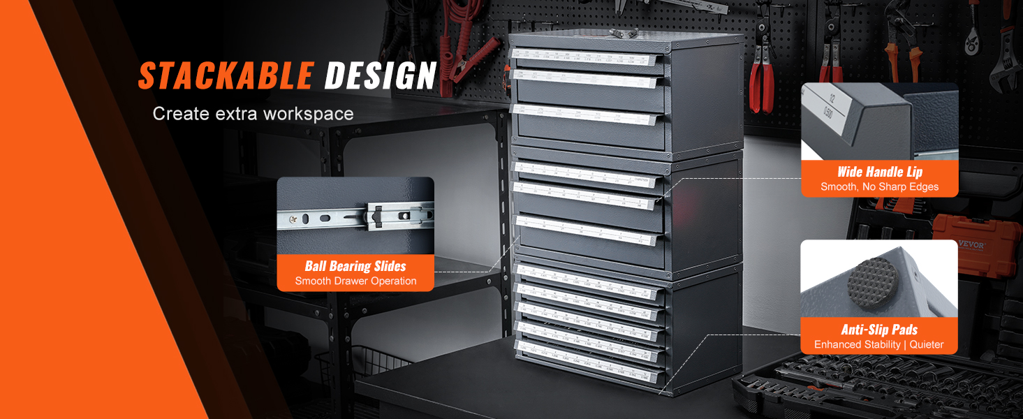 Pinoettava poranteräkaappi käytössä