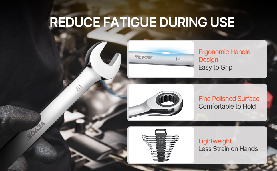 Ergonominen ote lenkkiavaimesta