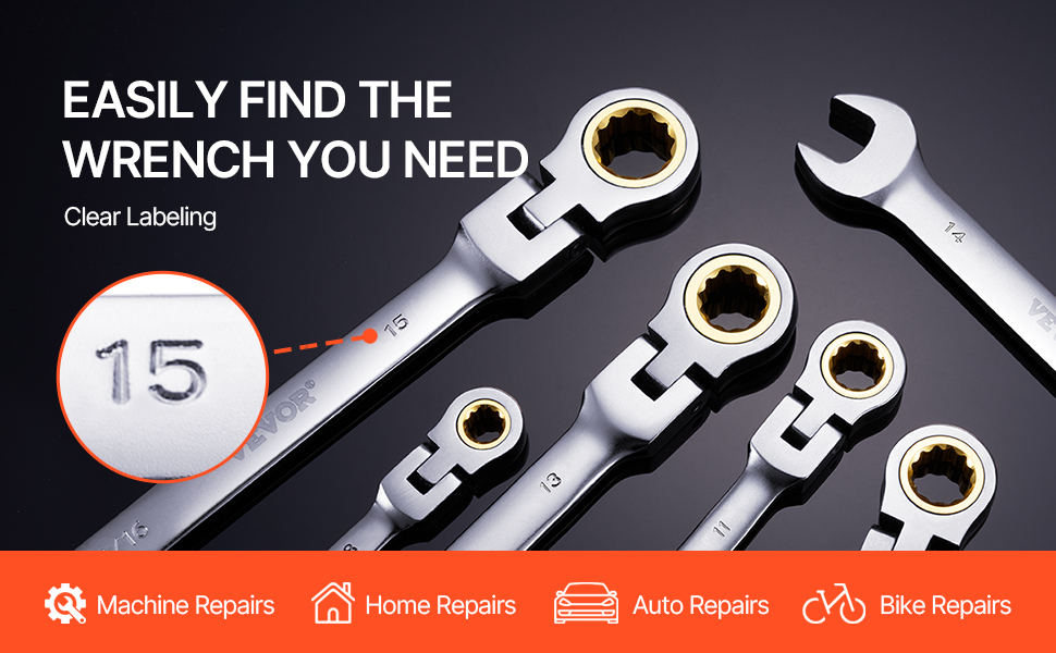 Selkeät kokomerkinnät avaimissa