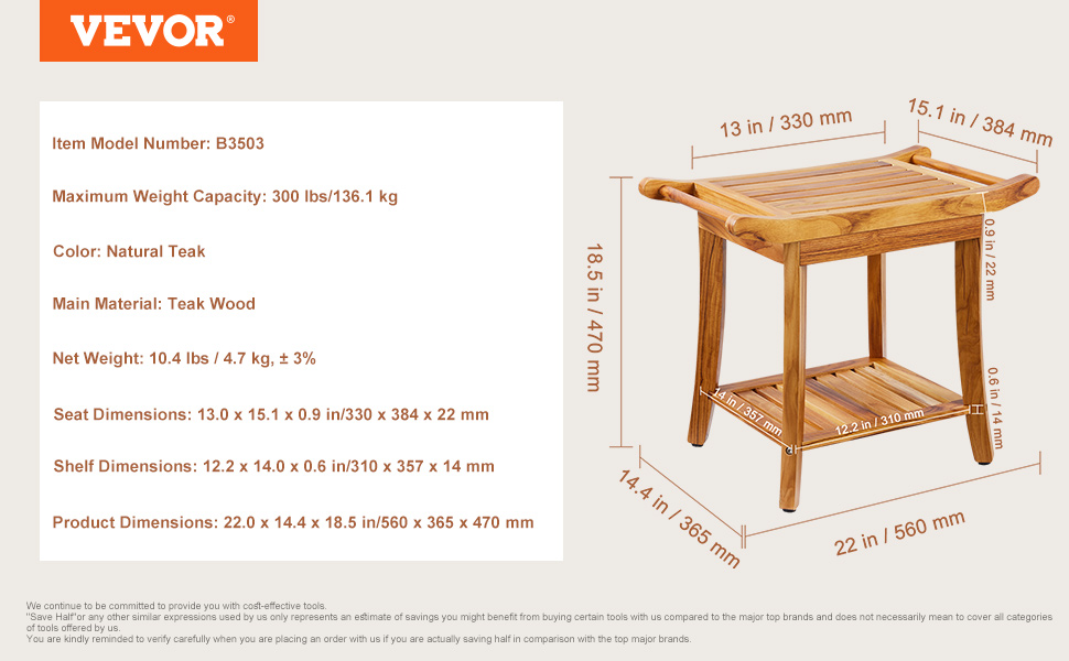 Suihkupenkki sisä- ja ulkokäyttöön