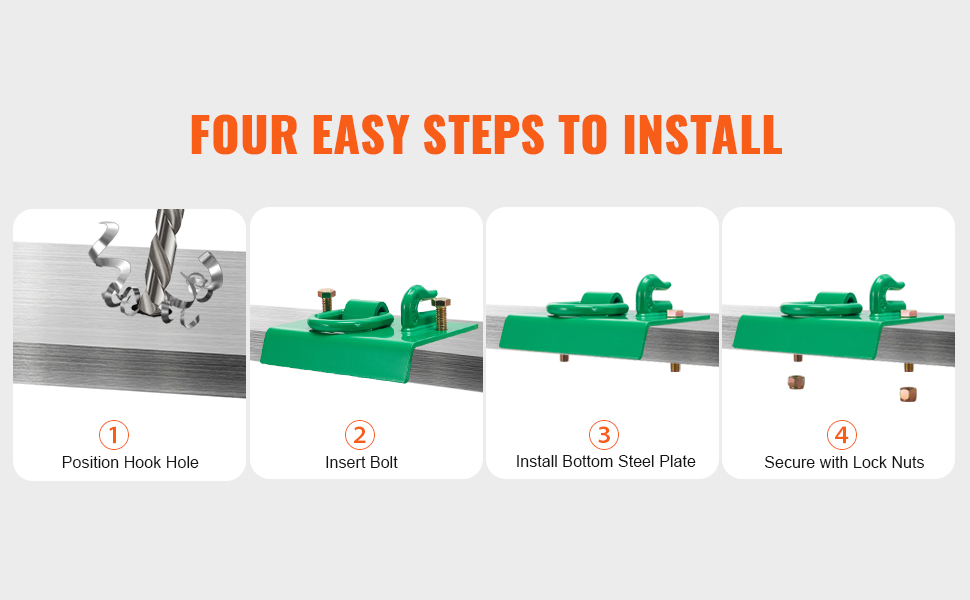 Traktorin kauhan koukun helppo asennus